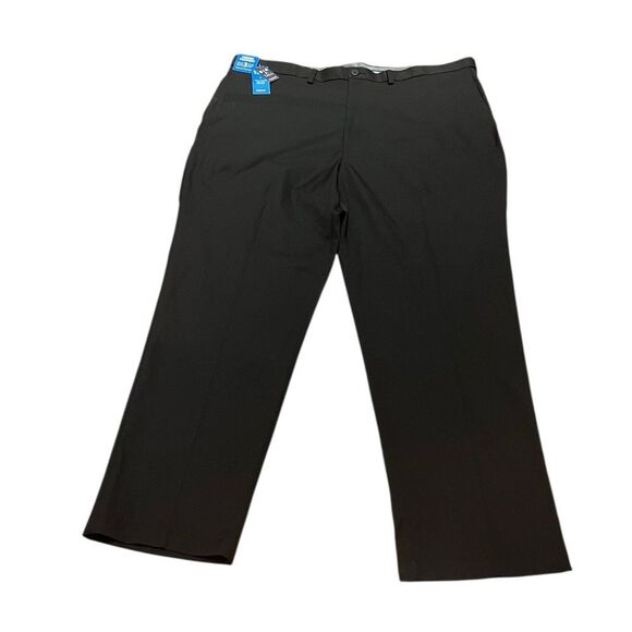 Haggar Black Classic Fit Cool Right Dress Pants, Size 44W X 32L, NWT - Picture 1 of 14